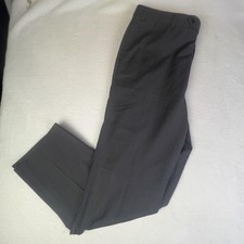 Brooks Brothers Dress Pants Mens 42x34 Gray Wool Blend Madison Fit Flat Front