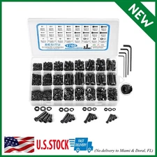 1705 Pcs Machine Screw Assortment Kit, M2 M3 M4 M5 Metric Bolts and Nuts Kit wit
