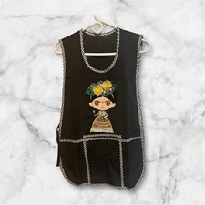 Frida Kahlo Apron Women Classic Embroidered Mexican Artisan One Size