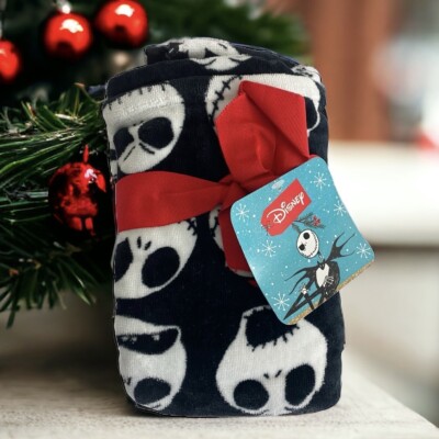 Set of 2 Hand Towels Nightmare before Christmas 16X28  Black Jack Skellington