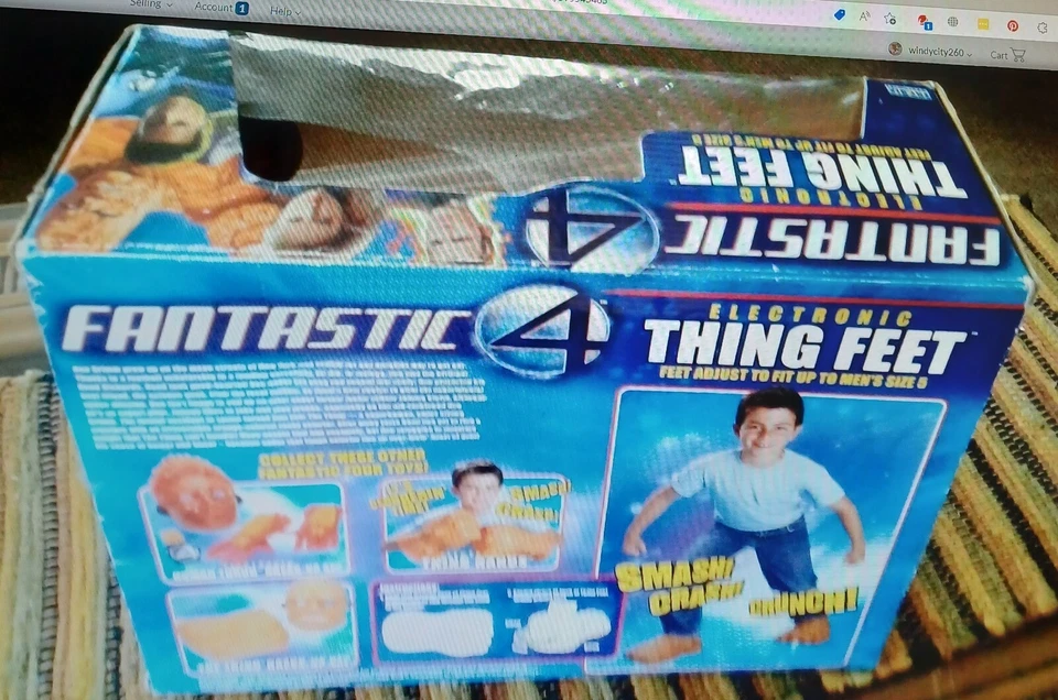 Marvel Fantastic 4 -THING Feet- stompin sounds too - Image 4 of 4