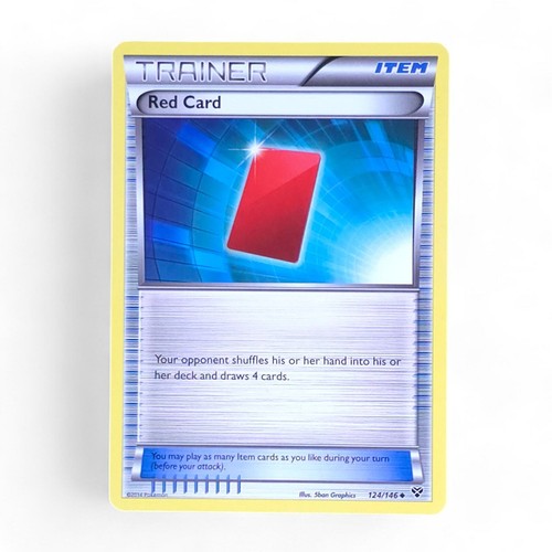 Red Card 124/146 Pokemon XY Base Set NM | eBay
