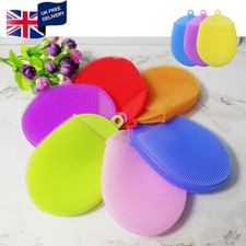 Silicone Body Face Scrubber Shower Cleaning Brush Exfoliating Deep Bath Massage