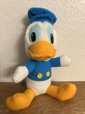 DONALD DUCK DISNEY 8  STUFFED PLUSH TOY PRE-OWNED 