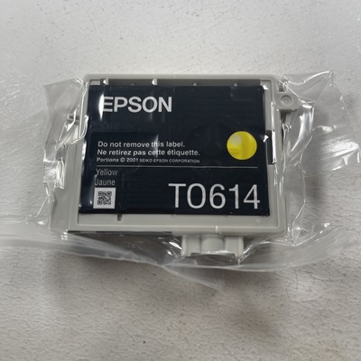 Original Original unbenutzt & vakuumversiegelt Epson T0614 Tintenpatrone Set - gelb