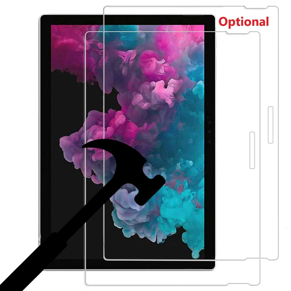 Case for Microsoft Surface Pro 7+/ Pro 6/ Pro 5 Protective PU Leather Cover - Image 2 of 3