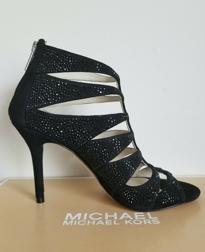 $235 BOTAS JAULA CRISTAL CREMALLERA LOGOTIPO MK SEXY Michael kors mavis ee. uu. 6 me encantan los zapatos - Imagen 8 de 14