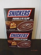 NEW Snickers Pudding/Pie Filling 2.55 oz--2 B...