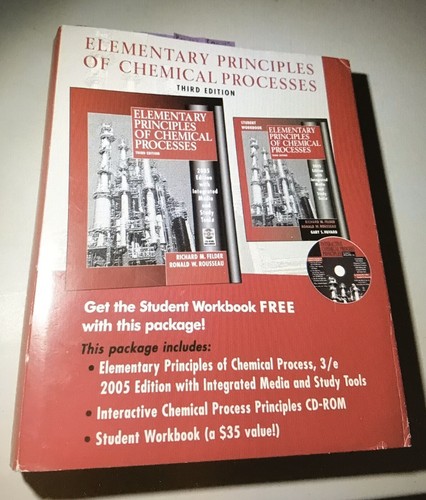 Elementary Principles of Chemical Processes 2005 by Richard M. Felder ...
