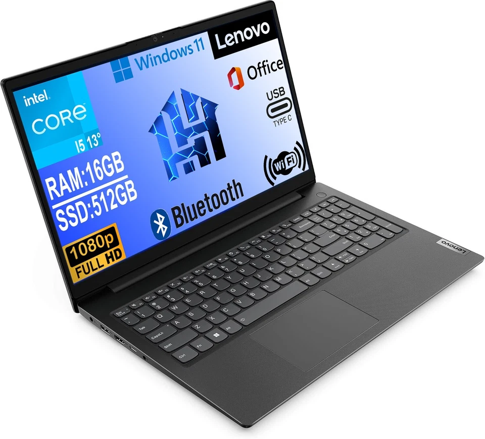 Notebook Lenovo Intel i5-13420H RAM:16GB SSD:512 W11P+ OFF 2024 - Immagine 2 di 4