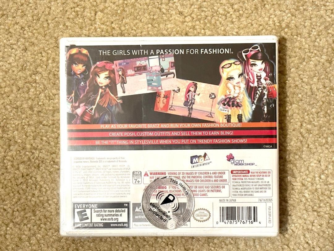 Bratz: Fashion Boutique (Nintendo 3DS, 2012) - New Sealed - Rare