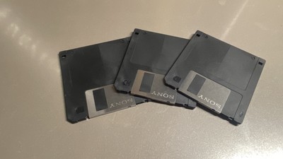 (3) Floppy Disk Sony HD  3.5'' IBM Formatted 1.44 MB