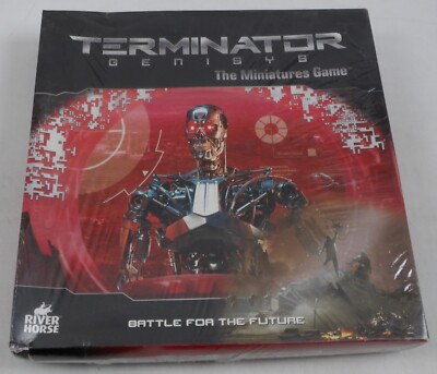Terminator Genisys the Miniatures Game Battle for the Future SEALED box damaged