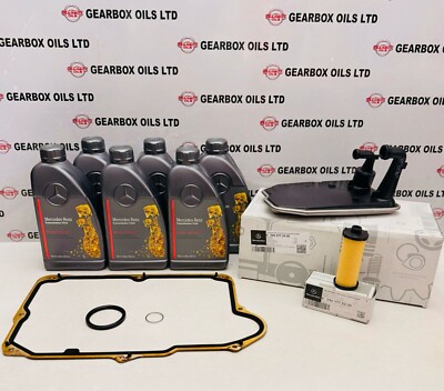 GENUINE MERCEDES 7 SPEED DCT 724.0 AUTO GEARBOX FILTERS GASKET OIL SERVICE KIT
