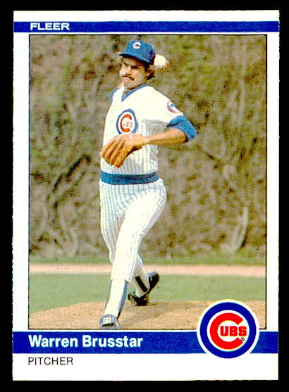 1984 Fleer - Warren Brusstar #487
