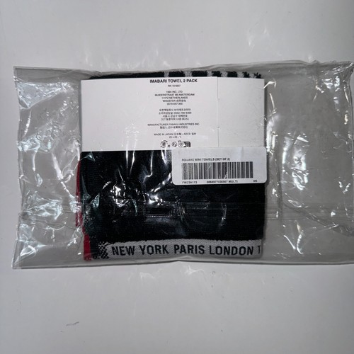 Supreme Imabari Towels Red and Black (Set of 2) SS23 - Brand New - Sealed - Picture 6 of 8