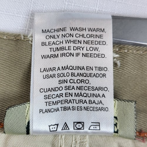 Outdoor Life Cargo SHORTS Mens Size 42 Waist 7" Inseam Cream Light 7 Pockets NWT - Picture 9 of 14