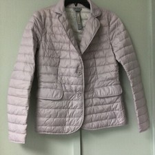 Gimos Women Down Jacket Size 44 European Size Lilac 2 Button Collared