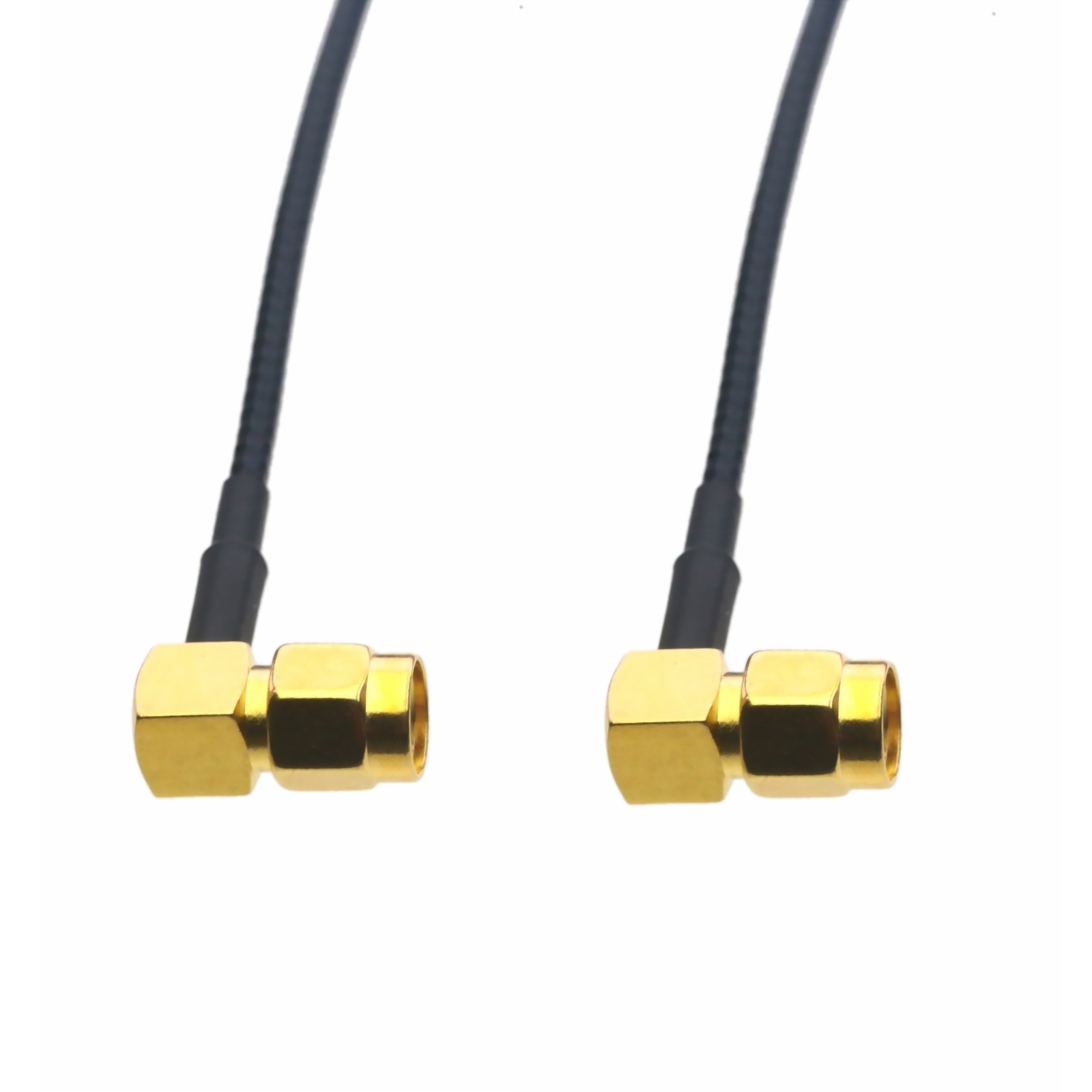 RF Cable Double RP-SMA male right angle RG316 6