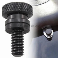 Motorcycle Rear Fender Black Seat Screw Knurled Bolt For Harley Touring 1996-up