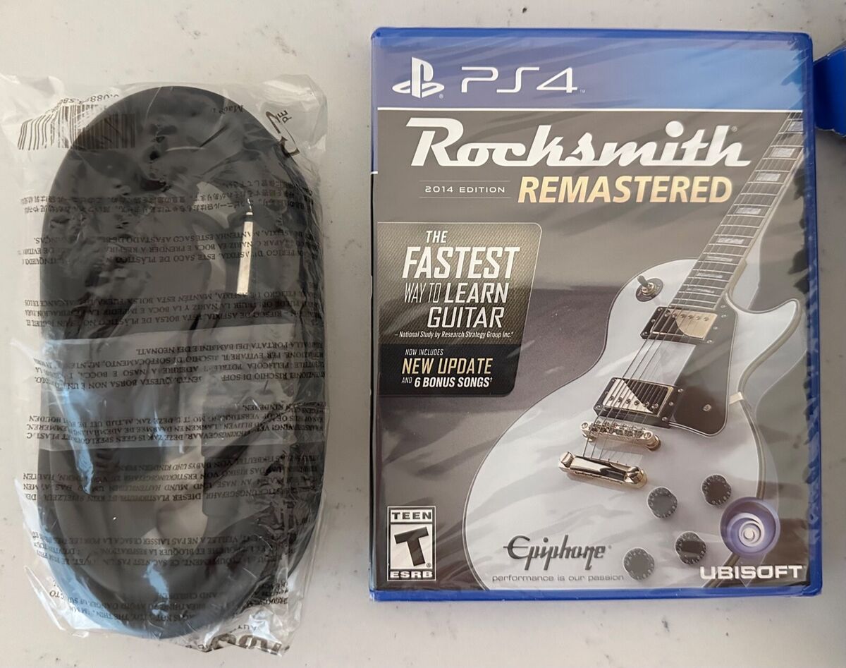Rocksmith 2014 Edition Remastered W Real Tone Cable PS4 OPEN Rocksmith 2014 Edition Remastered W Real Tone Cable PS4 OPEN