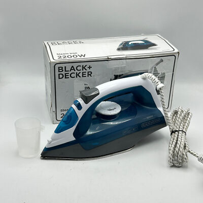 Black+Decker BXIR2200E Dampfbügeleisen 2200 W Blau
