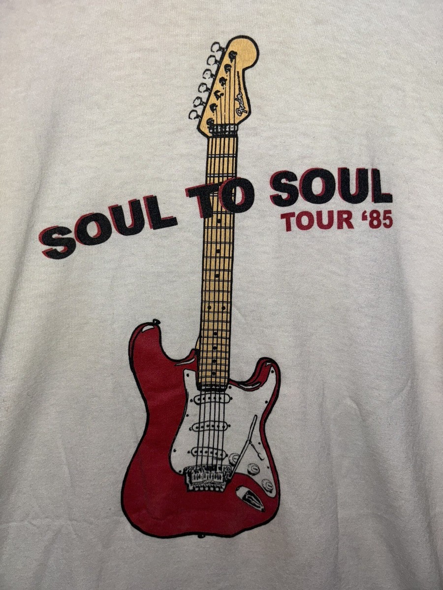 Vintage 1985 Stevie Ray Vaughan & Double Trouble Soul To Soul Tour