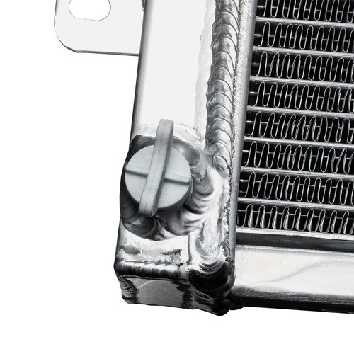 AlloyWorks Aluminum 3 Row Radiator With Shroud And Fan Fit 1967 1969 Chevy Camaro Pontiac Firebird
