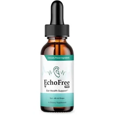 EchoFree Pro Liquid Drops, Echo Free Advanced Tinnitus Support (2oz)