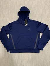 adidas WOMENS Fleece Hoody Pullover size SMALL color Navy