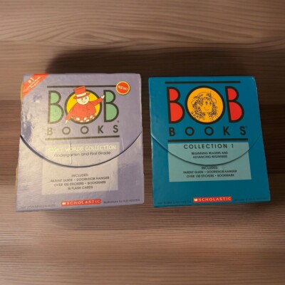 2 Bob Books Collection Book Lot - Sight Words & Kindergarten 1st Grade 38 Books