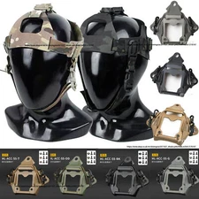 Tactical Night Vision Head Harness Strap NVG Mount Frame / 3-Hole Shroud Adapter