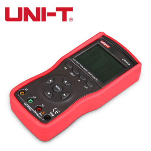 UNI-T UT267B Three Phase Sequence Rotation Indicator Tester Volt-ampere Meter OZ - Photo 2/3