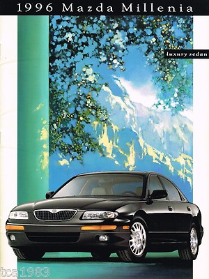 1996 MAZDA MILLENIA Brochure / Catalog / Pamphlet with Color Chart