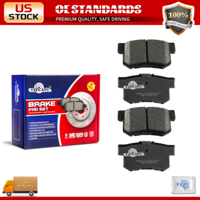 Rear Ceramic Brake Pads for Acura CL Legend RDX RL TL Honda CR-V Element Odyssey