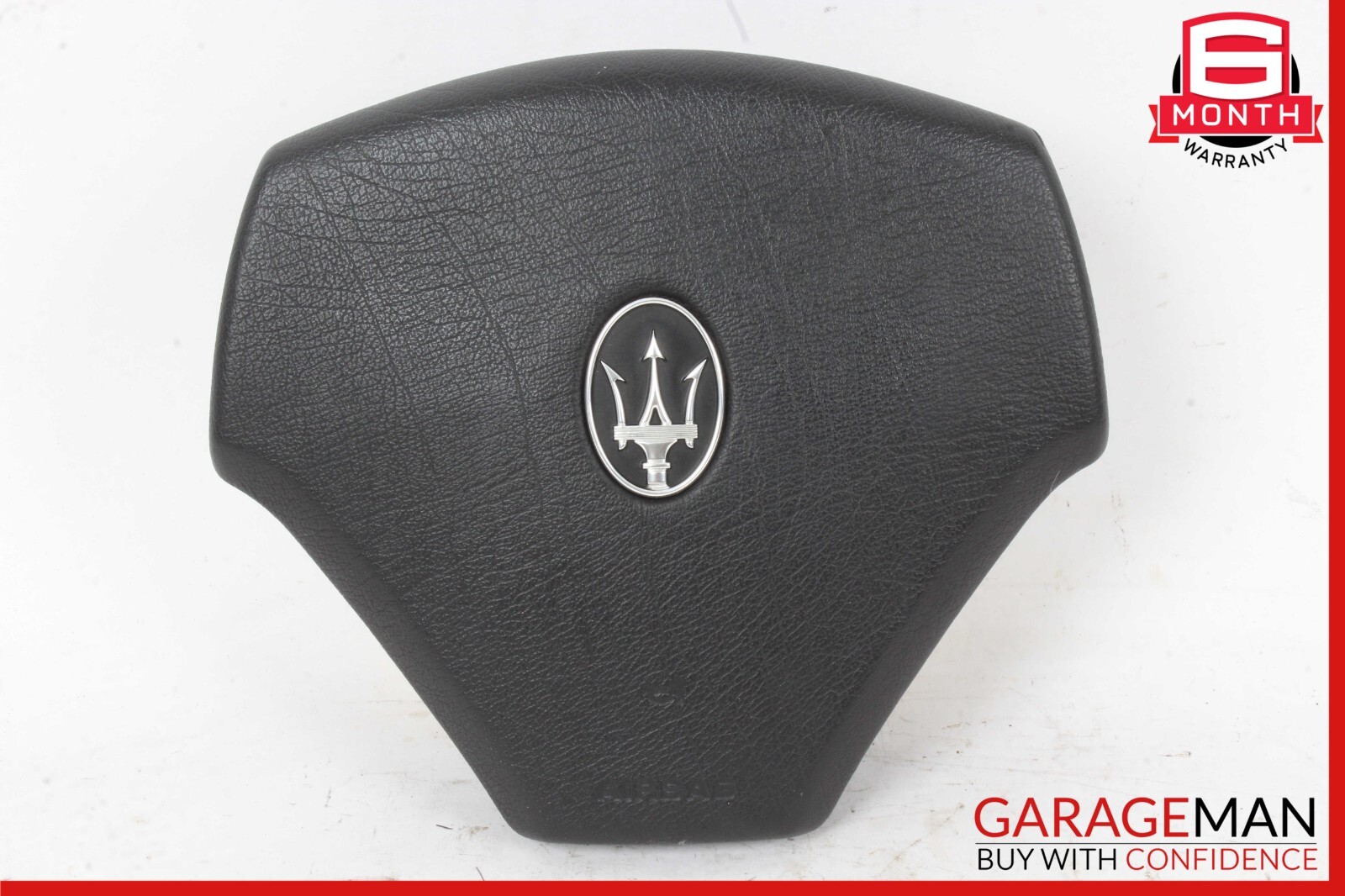 03-13 Maserati Quattroporte M139 Steering Wheel Airbag Black OEM