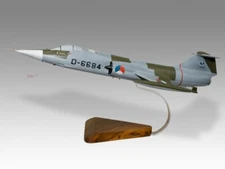 Lockheed F-104G Starfighter Netherlands Air Force Wood Airplane Model Small 1/72