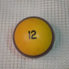 2" Vintage Billiard Ball Pool Purple 12