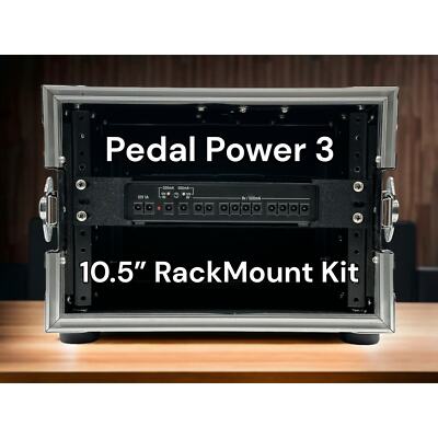 Voodoo Pedal Power 3 Plus 10.5 inch Rack Mount Kit; Bands & Strap Included