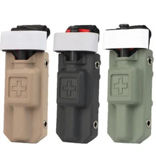 Tactical Molle Tourniquet First Aid Kit Case Fast Hemostasis TQ Holder Box