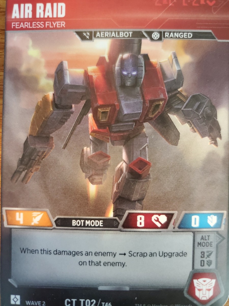 Transformers TCG Wave 2 Rise of Combiners Small / Folded