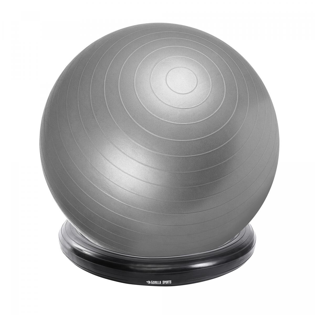 GORILLA SPORTS® Ballschale Sitzball Gymnastikball Yogaball Halterung Stapelhilfe