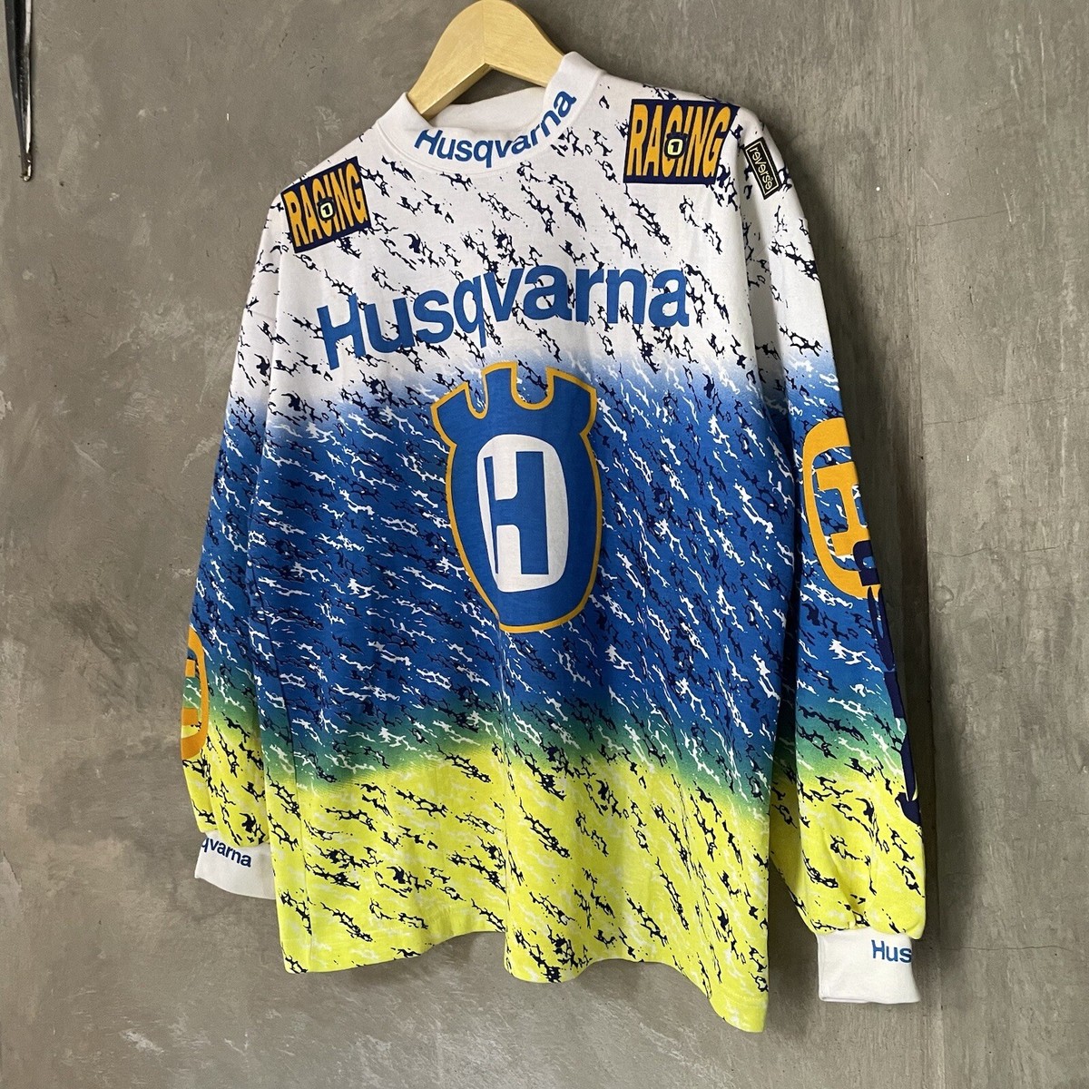 New Old Stock Vintage 90s Jersey Motocross Husqvarna Vmx Enduro