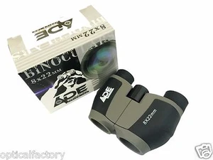 Ade Advanced Optics 8 X 22mm Compact Prism Binocular opera glass bird watching