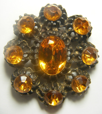 Vintage Amber Pin 2