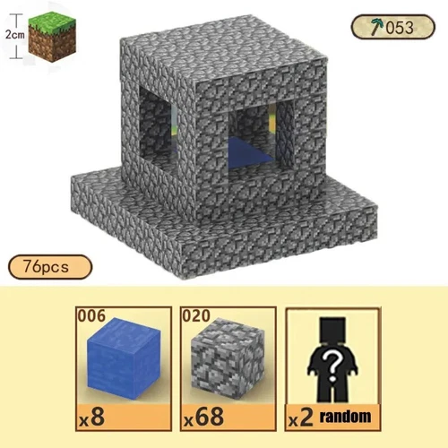 My World Magnetic Building Block Set STEM Mine Craft Toys Tiles Pixel Cube 2CM - Picture 28 of 78