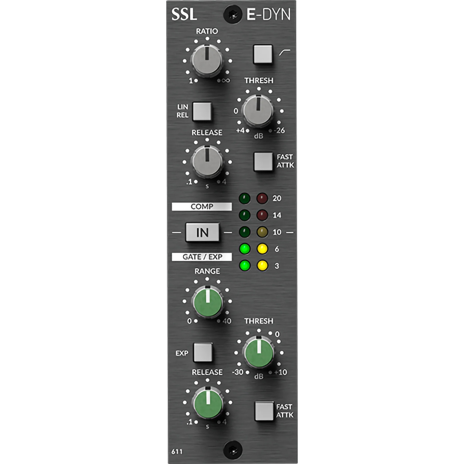 Solid State Logic E-Series Dynamics Module for API 500 Series Rack MK2