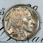 * 1935-P * SOLID+ GEM BU MS BUFFALO NICKEL * FROM ORIGINAL COLLECTION