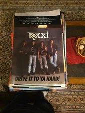 Roxxi Drive It To Ya Hard 1990 Rock HardOrig CD/Album Release Promo Poster 24x24