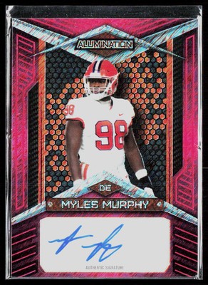 2023 Wild Card Alumination Draft - Pink #AB-91 Myles Murphy